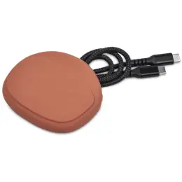 Altitude Jeffin Fast Charge Type-C to Type-C Charging Cable in Pouch Burnt Orange